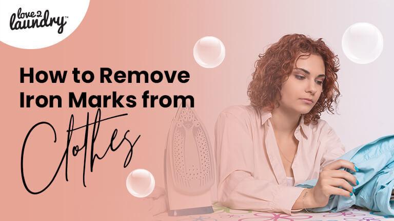 remove iron marks from clothes