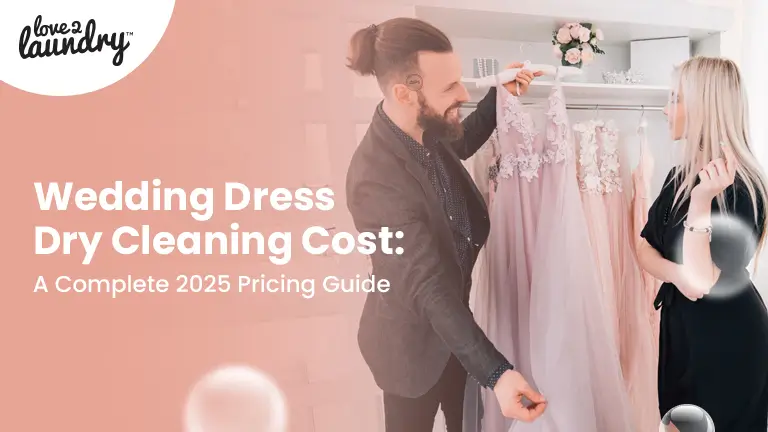 wedding dress dry cleaning cost
