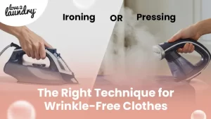 ironing or pressing