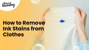 how to remove ink stains from clothes