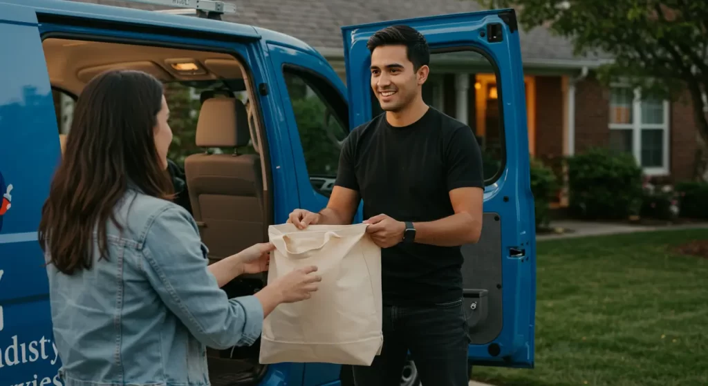 unmatched convenience with doorstep pickup & delivery