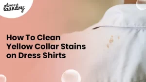 how to clean yellow collar