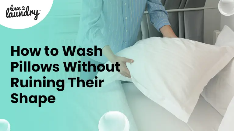 how to wash pillows