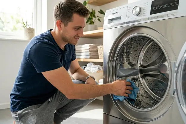 clean the dryer drum regularly