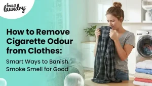 remove cigarette odour from clothes