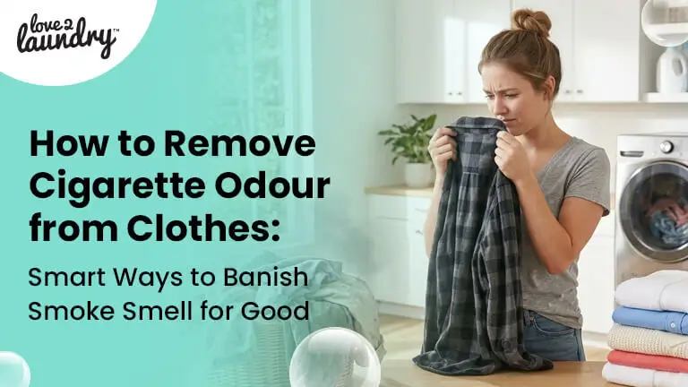 remove cigarette odour from clothes